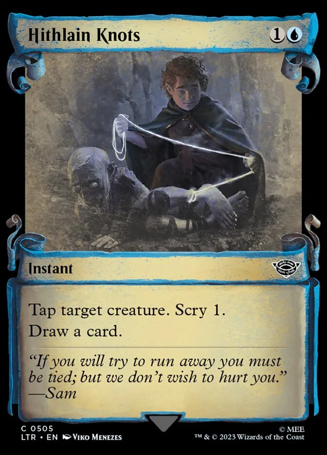 2023 The Lord of the Rings: Tales of Middle-earth Hithlain Knots #505 common card image