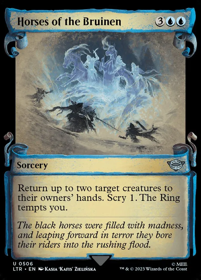2023 The Lord of the Rings: Tales of Middle-earth Horses of the Bruinen #506 uncommon card image