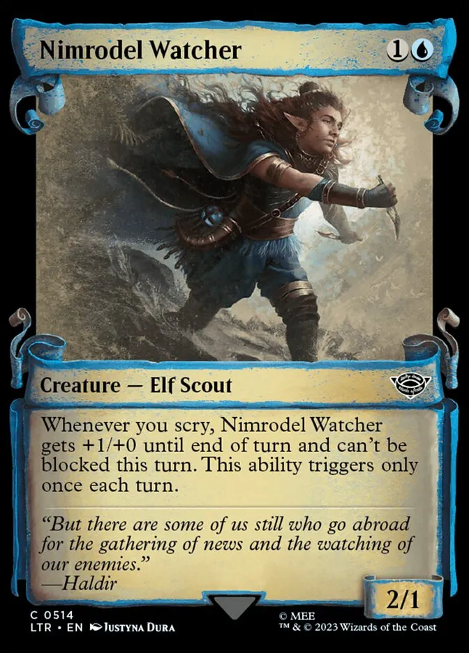 2023 The Lord of the Rings: Tales of Middle-earth Nimrodel Watcher #514 common card image