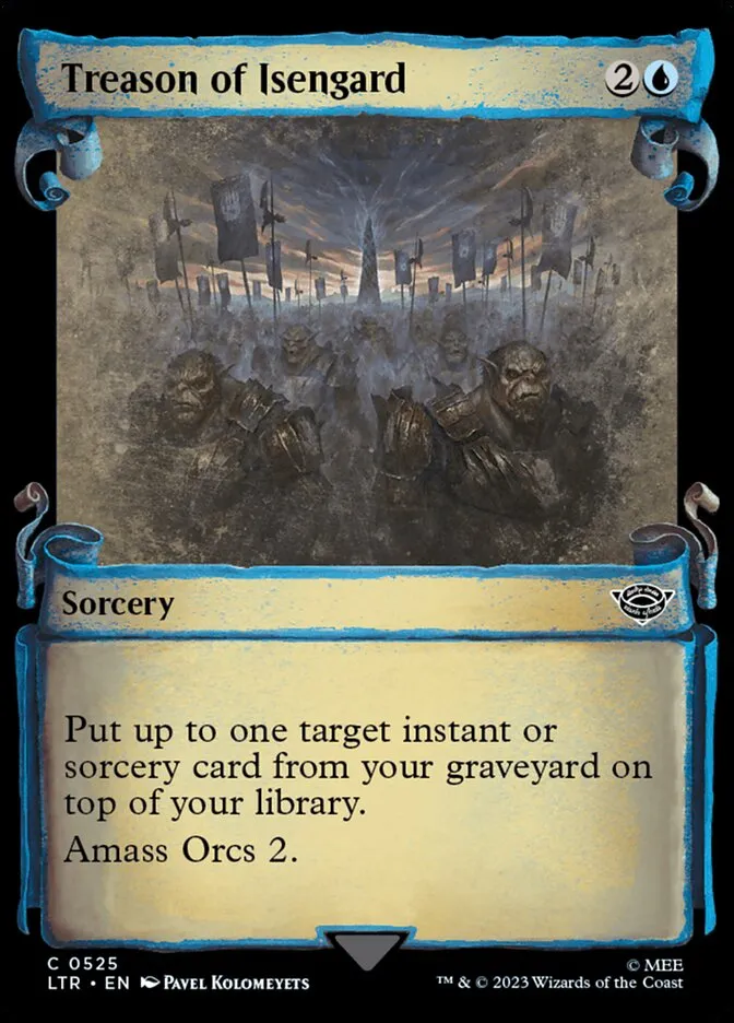 2023 The Lord of the Rings: Tales of Middle-earth Treason of Isengard #525 common card image