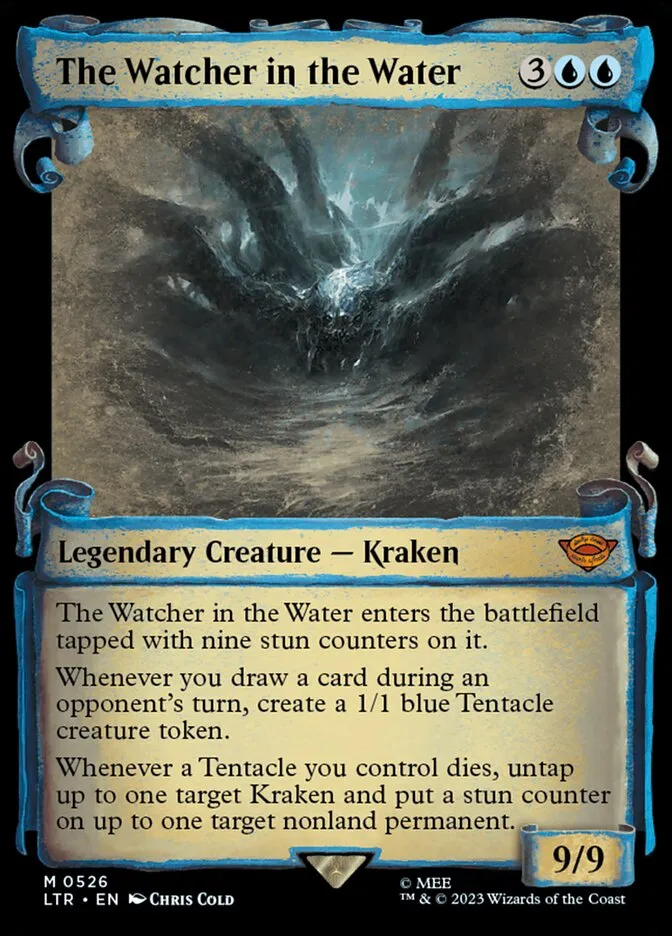 2023 The Lord of the Rings: Tales of Middle-earth The Watcher in the Water #526 mythic card image