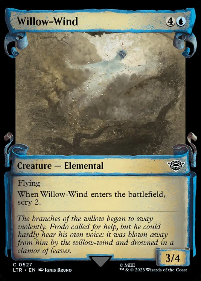 2023 The Lord of the Rings: Tales of Middle-earth Willow-Wind #527 common card image