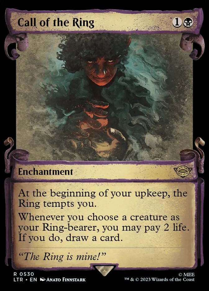 2023 The Lord of the Rings: Tales of Middle-earth Call of the Ring #530 rare card image