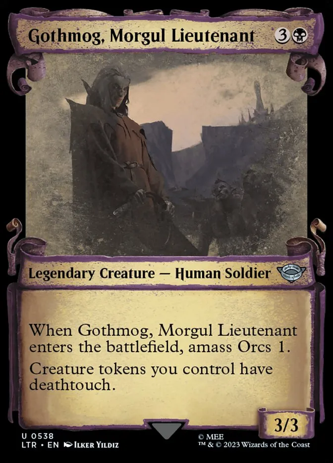 2023 The Lord of the Rings: Tales of Middle-earth Gothmog, Morgul Lieutenant #538 uncommon card image