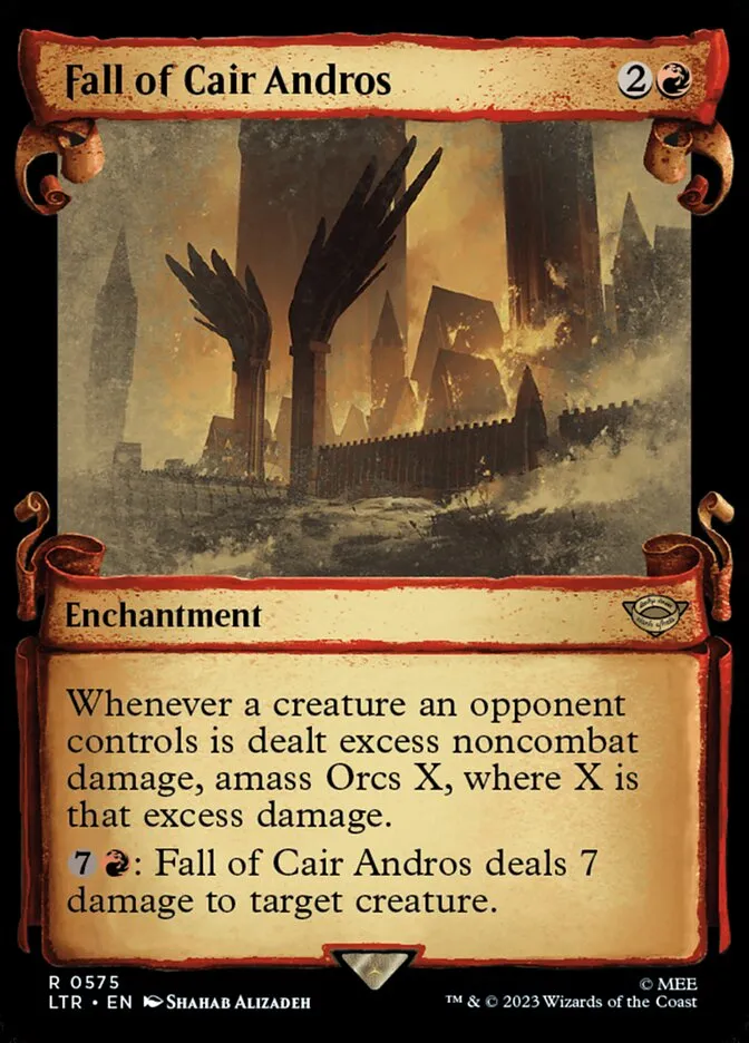 2023 The Lord of the Rings: Tales of Middle-earth Fall of Cair Andros #575 rare card image