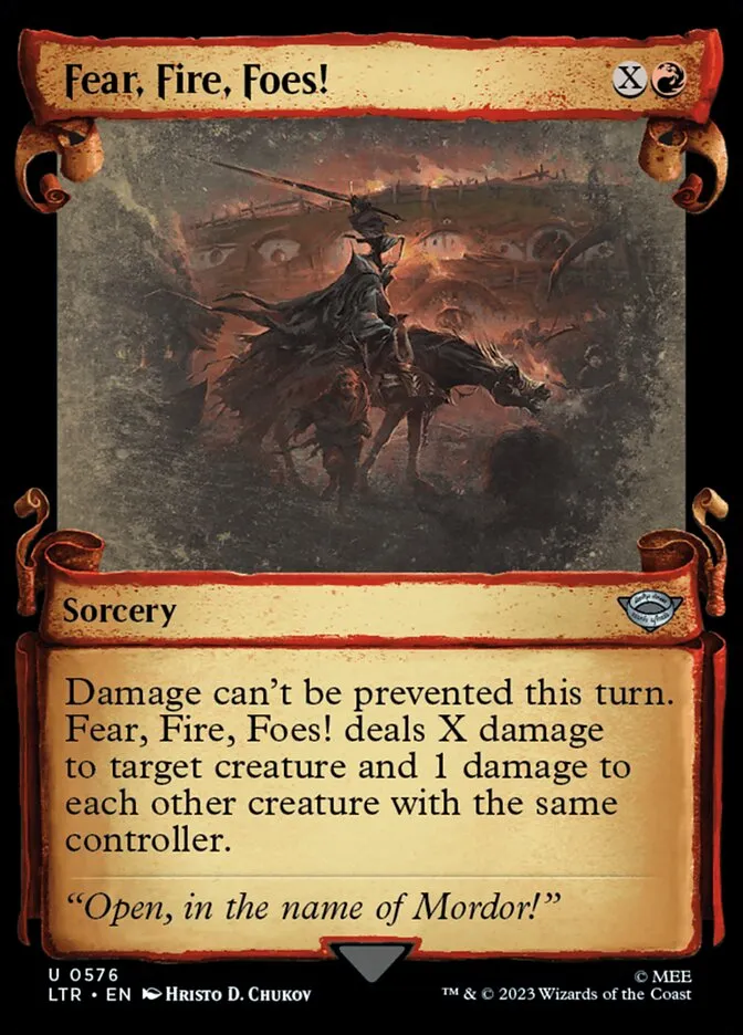 2023 The Lord of the Rings: Tales of Middle-earth Fear, Fire, Foes! #576 uncommon card image