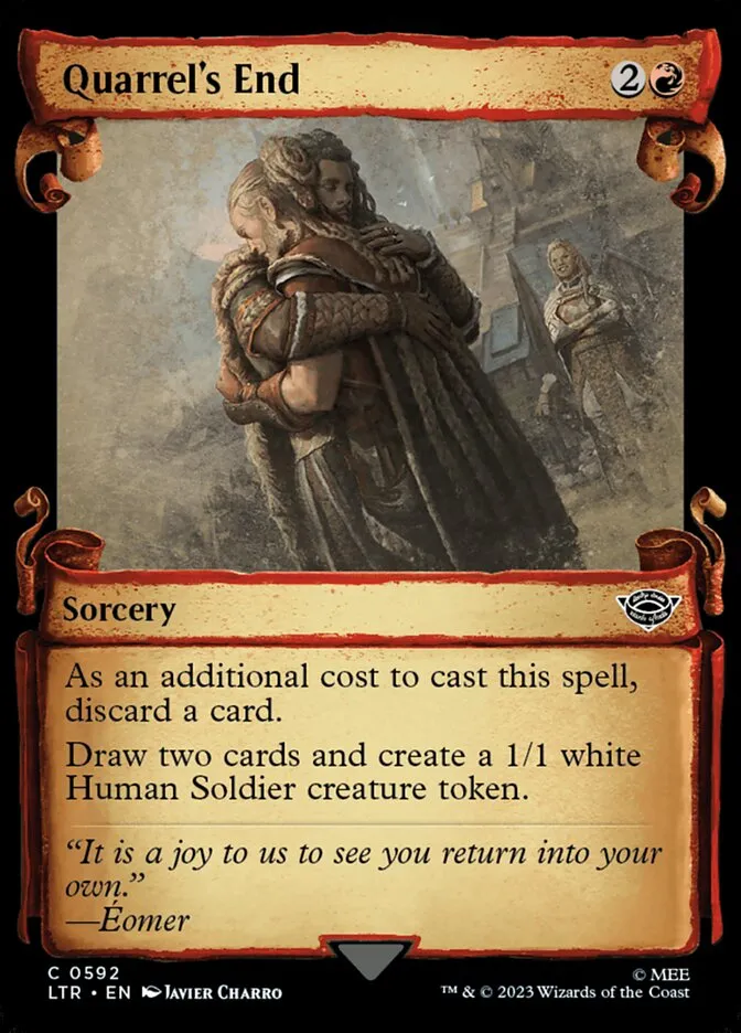 2023 The Lord of the Rings: Tales of Middle-earth Quarrel's End #592 common card image
