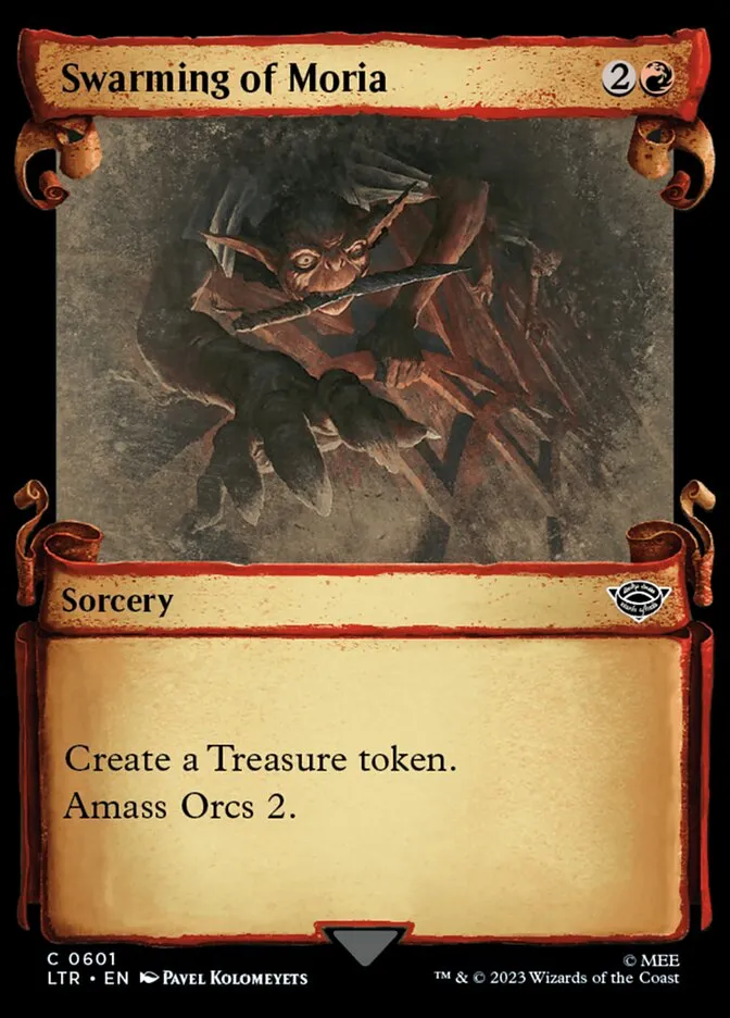 2023 The Lord of the Rings: Tales of Middle-earth Swarming of Moria #601 common card image