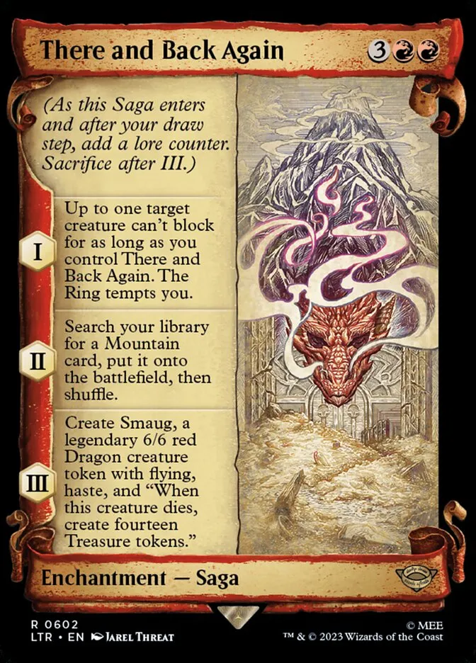 2023 The Lord of the Rings: Tales of Middle-earth There and Back Again #602 rare card image