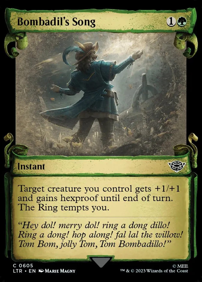 2023 The Lord of the Rings: Tales of Middle-earth Bombadil's Song #605 common card image