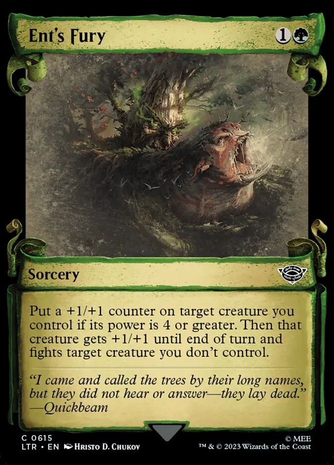 2023 The Lord of the Rings: Tales of Middle-earth Ent's Fury #615 common card image