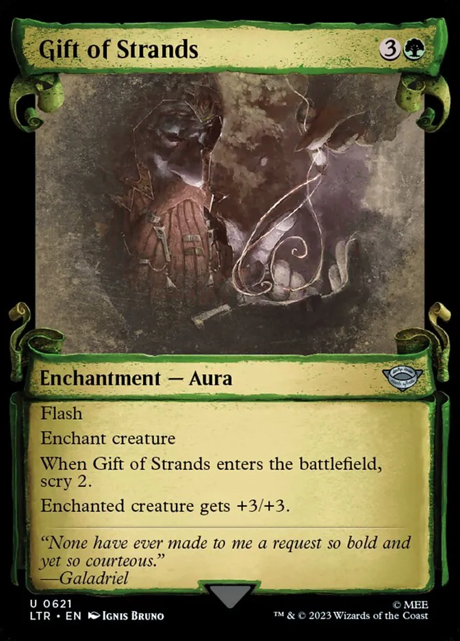 2023 The Lord of the Rings: Tales of Middle-earth Gift of Strands #621 uncommon card image
