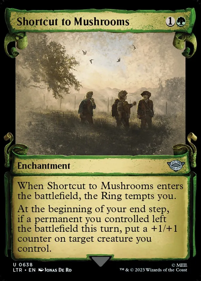 2023 The Lord of the Rings: Tales of Middle-earth Shortcut to Mushrooms #638 uncommon card image
