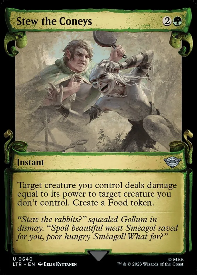 2023 The Lord of the Rings: Tales of Middle-earth Stew the Coneys #640 uncommon card image