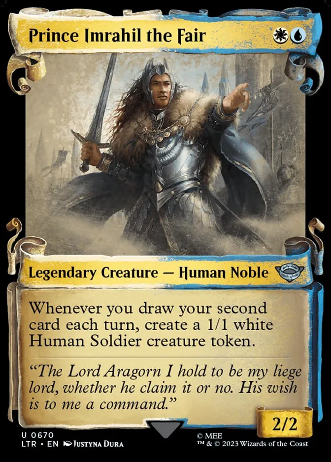 2023 The Lord of the Rings: Tales of Middle-earth Prince Imrahil the Fair #670 uncommon card image