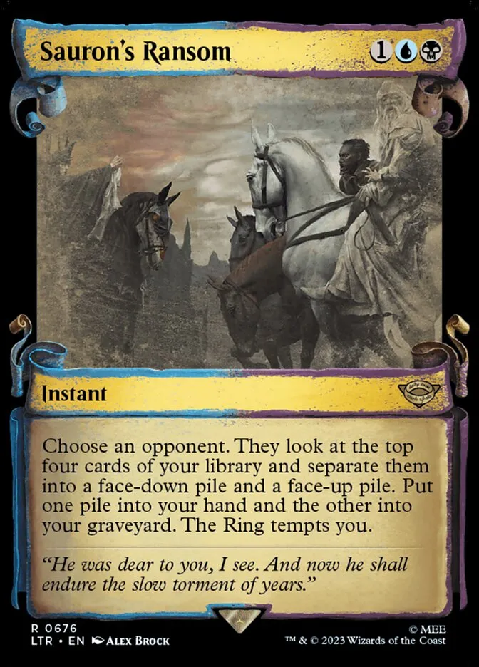 2023 The Lord of the Rings: Tales of Middle-earth Sauron's Ransom #676 rare card image