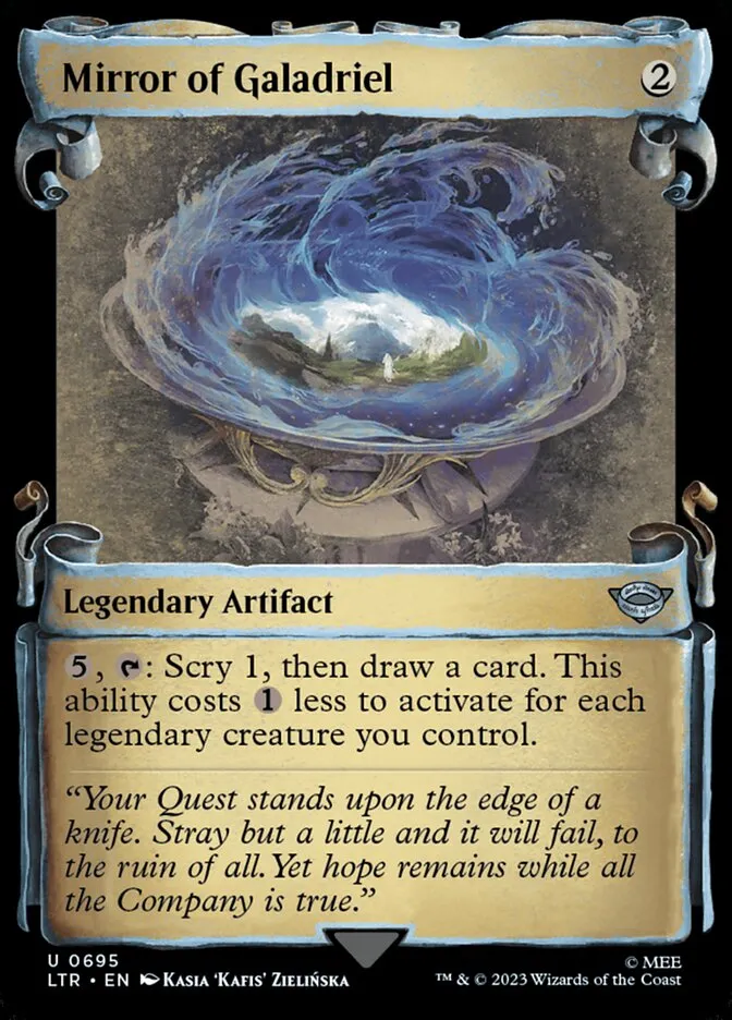 2023 The Lord of the Rings: Tales of Middle-earth Mirror of Galadriel #695 uncommon card image