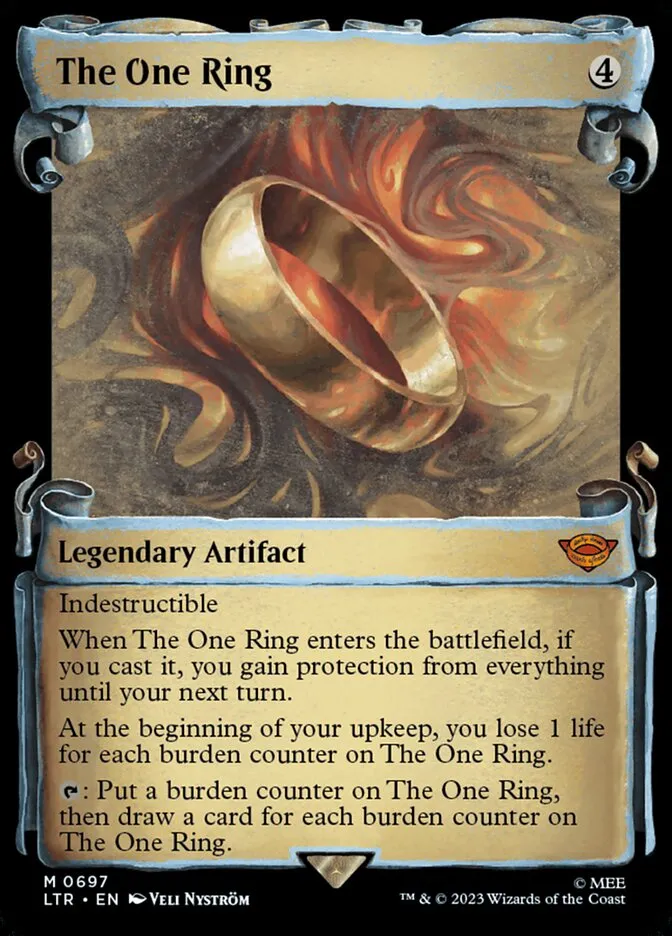 2023 The Lord of the Rings: Tales of Middle-earth The One Ring #697 mythic card image