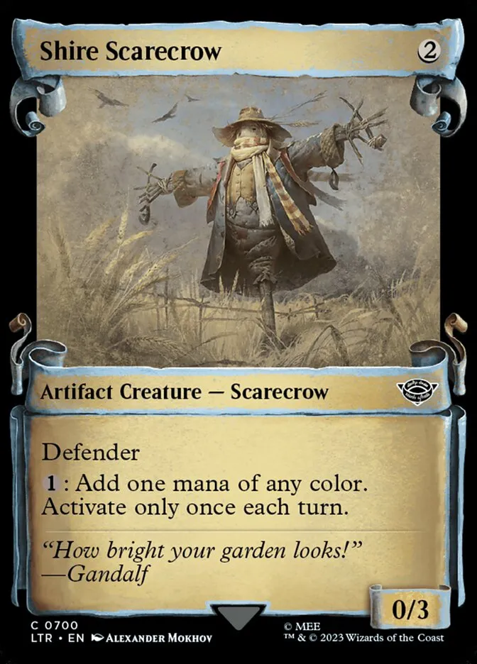 2023 The Lord of the Rings: Tales of Middle-earth Shire Scarecrow #700 common card image