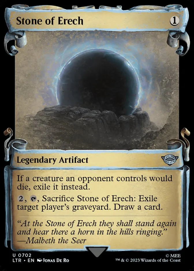 2023 The Lord of the Rings: Tales of Middle-earth Stone of Erech #702 uncommon card image
