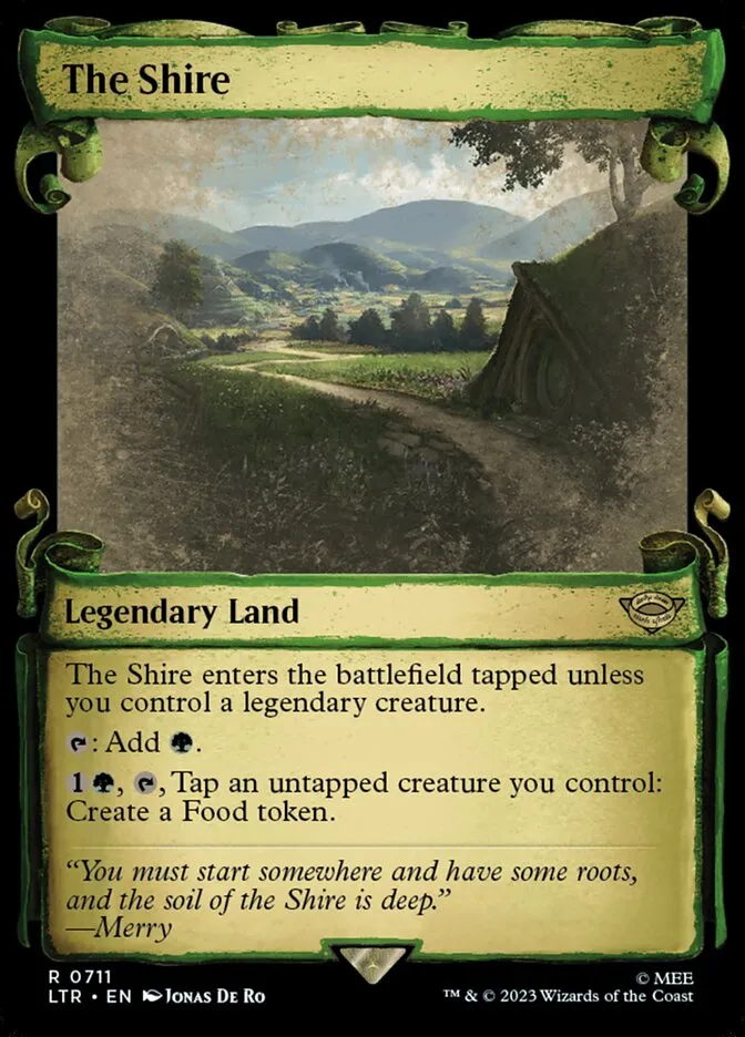 2023 The Lord of the Rings: Tales of Middle-earth The Shire #711 rare card image