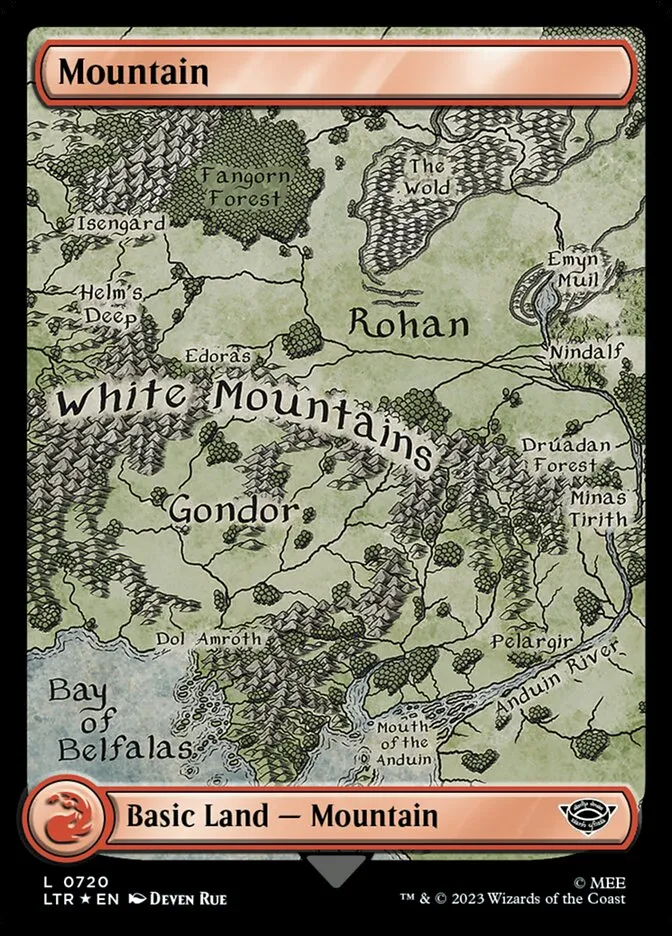 2023 The Lord of the Rings: Tales of Middle-earth Mountain #720 common card image