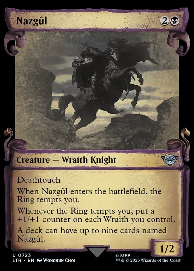 2023 The Lord of the Rings: Tales of Middle-earth Nazgûl #723 uncommon card image
