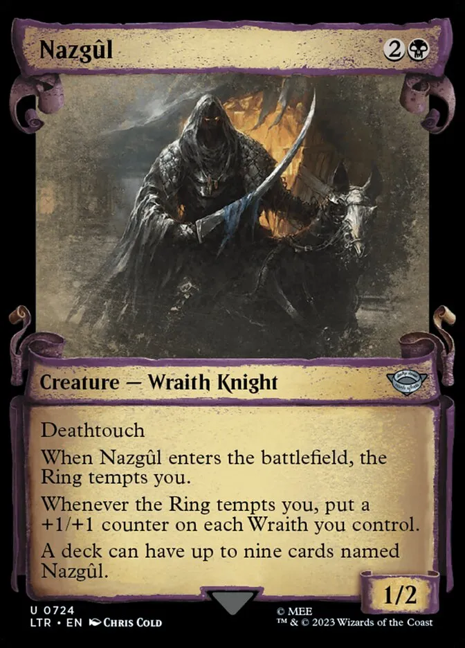 2023 The Lord of the Rings: Tales of Middle-earth Nazgûl #724 uncommon card image
