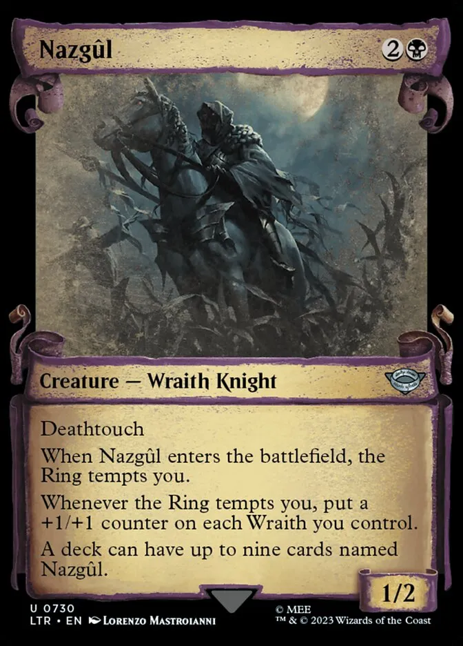 2023 The Lord of the Rings: Tales of Middle-earth Nazgûl #730 uncommon card image