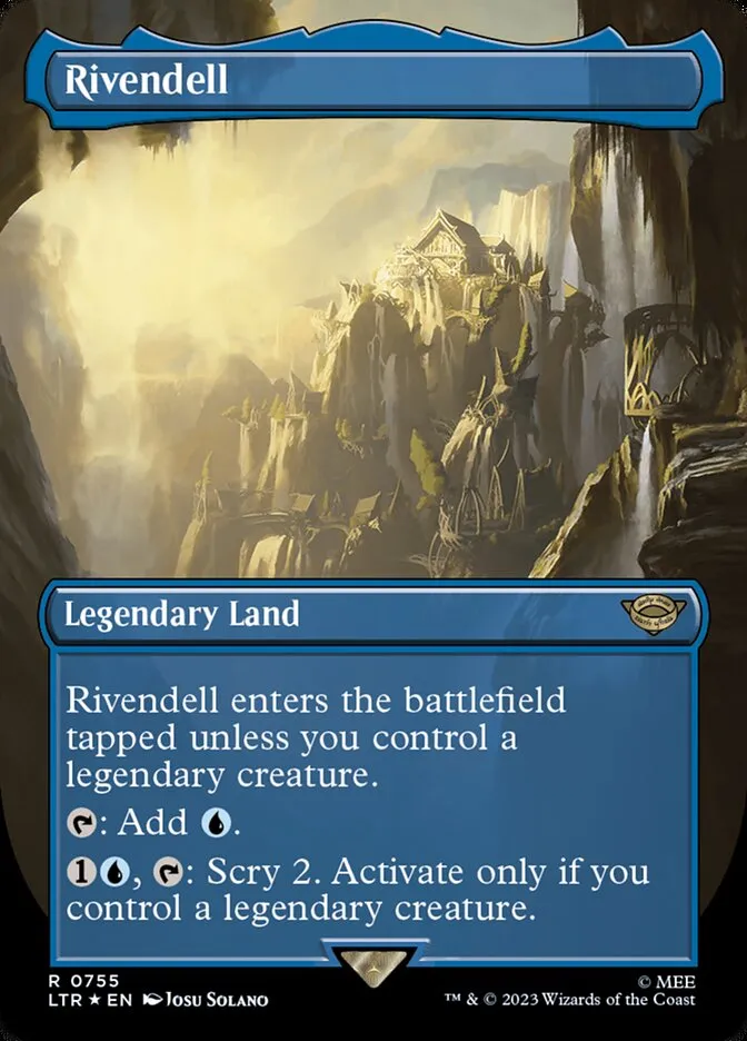 2023 The Lord of the Rings: Tales of Middle-earth Rivendell #755 rare card image