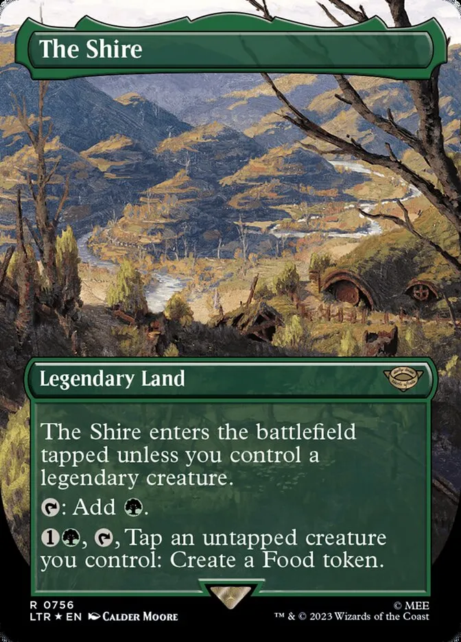 2023 The Lord of the Rings: Tales of Middle-earth The Shire #756 rare card image