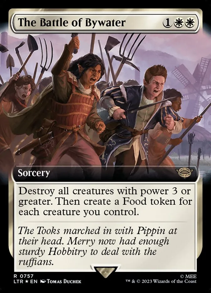 2023 The Lord of the Rings: Tales of Middle-earth The Battle of Bywater #757 rare card image