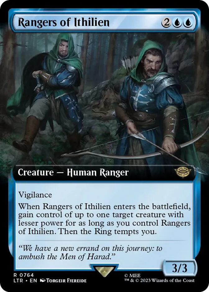 2023 The Lord of the Rings: Tales of Middle-earth Rangers of Ithilien #764 rare card image