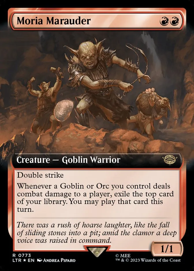 2023 The Lord of the Rings: Tales of Middle-earth Moria Marauder #773 rare card image