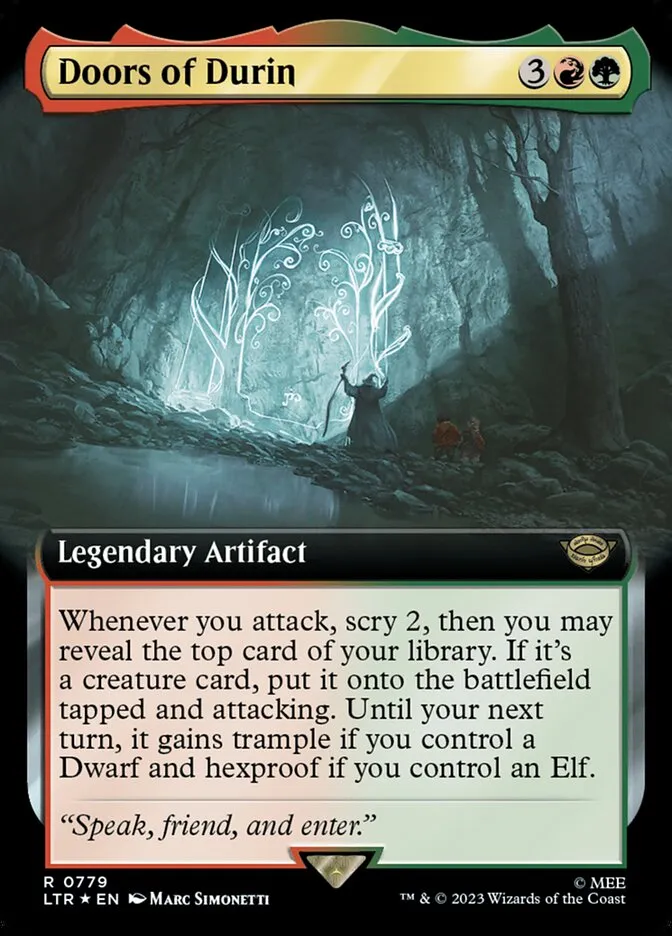 2023 The Lord of the Rings: Tales of Middle-earth Doors of Durin #779 rare card image