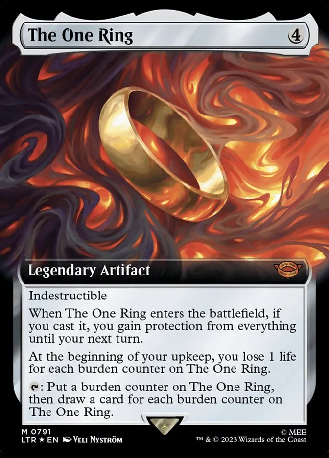 2023 The Lord of the Rings: Tales of Middle-earth The One Ring #791 mythic card image