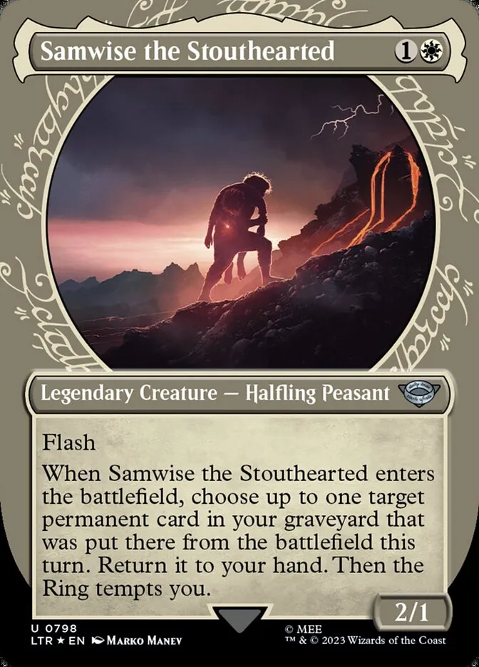 2023 The Lord of the Rings: Tales of Middle-earth Samwise the Stouthearted #798 uncommon card image