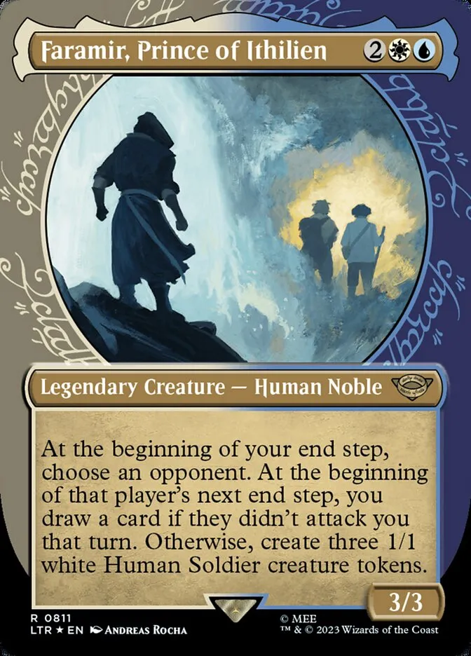 2023 The Lord of the Rings: Tales of Middle-earth Faramir, Prince of Ithilien #811 rare card image