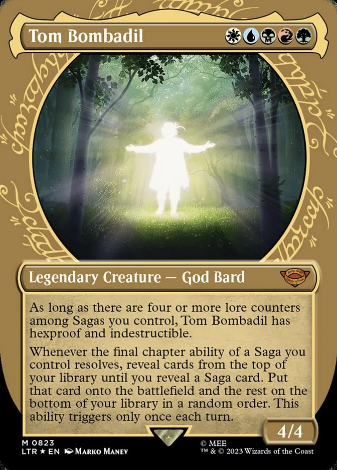 2023 The Lord of the Rings: Tales of Middle-earth Tom Bombadil #823 mythic card image