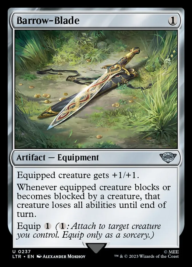 2023 The Lord of the Rings: Tales of Middle-earth Barrow-Blade #237 uncommon card image