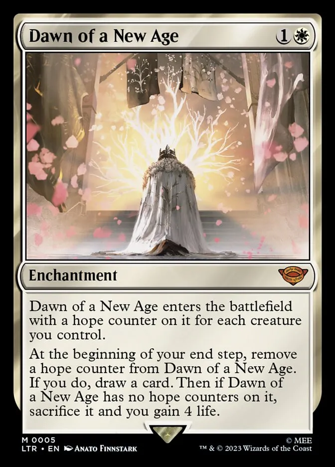 2023 The Lord of the Rings: Tales of Middle-earth Dawn of a New Age #5 mythic card image