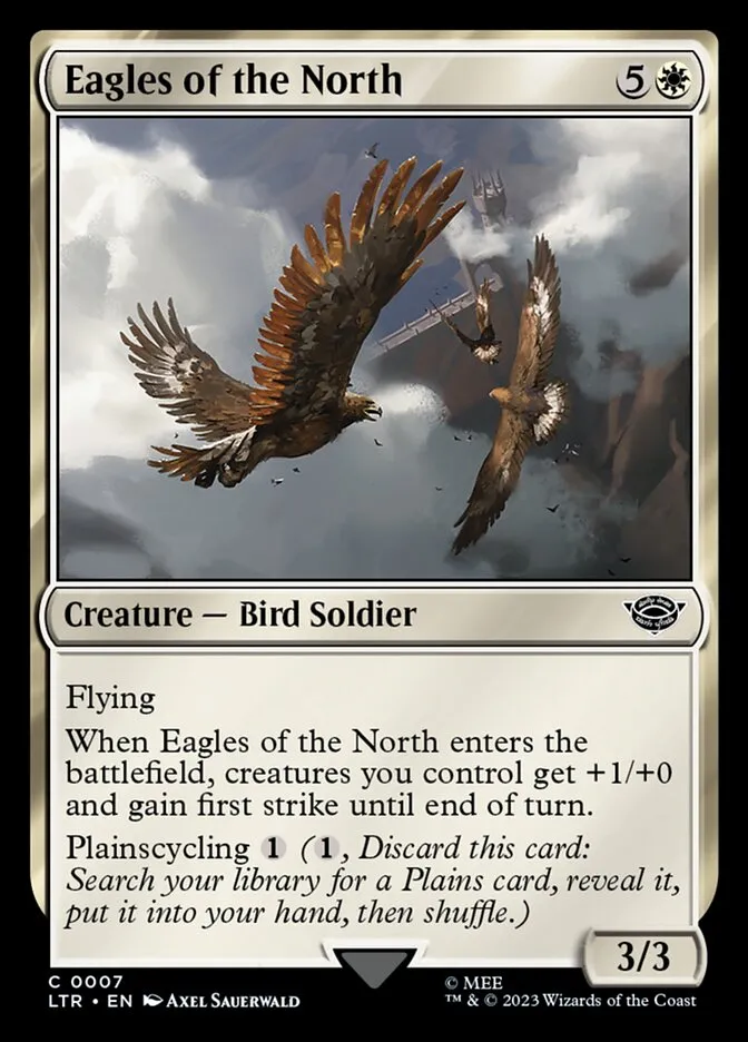 2023 The Lord of the Rings: Tales of Middle-earth Eagles of the North #7 common card image