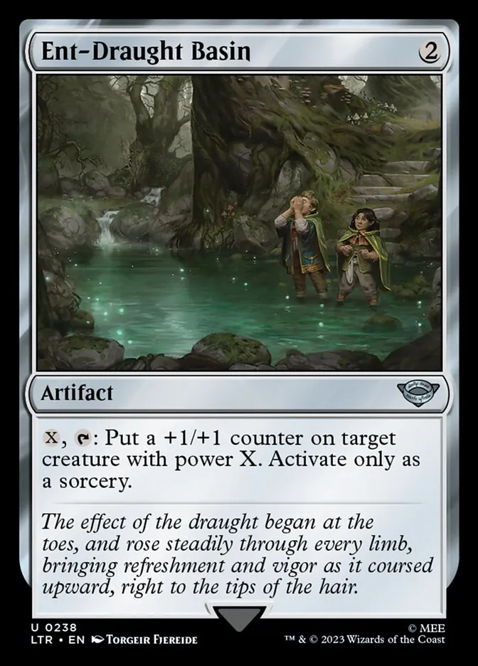 2023 The Lord of the Rings: Tales of Middle-earth Ent-Draught Basin #238 uncommon card image