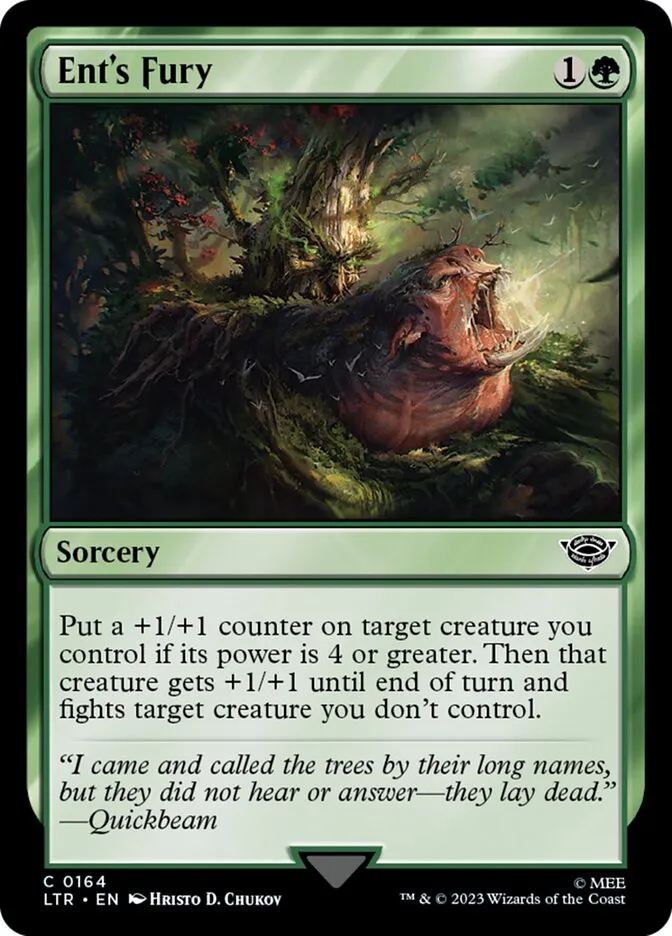 2023 The Lord of the Rings: Tales of Middle-earth Ent's Fury #164 common card image