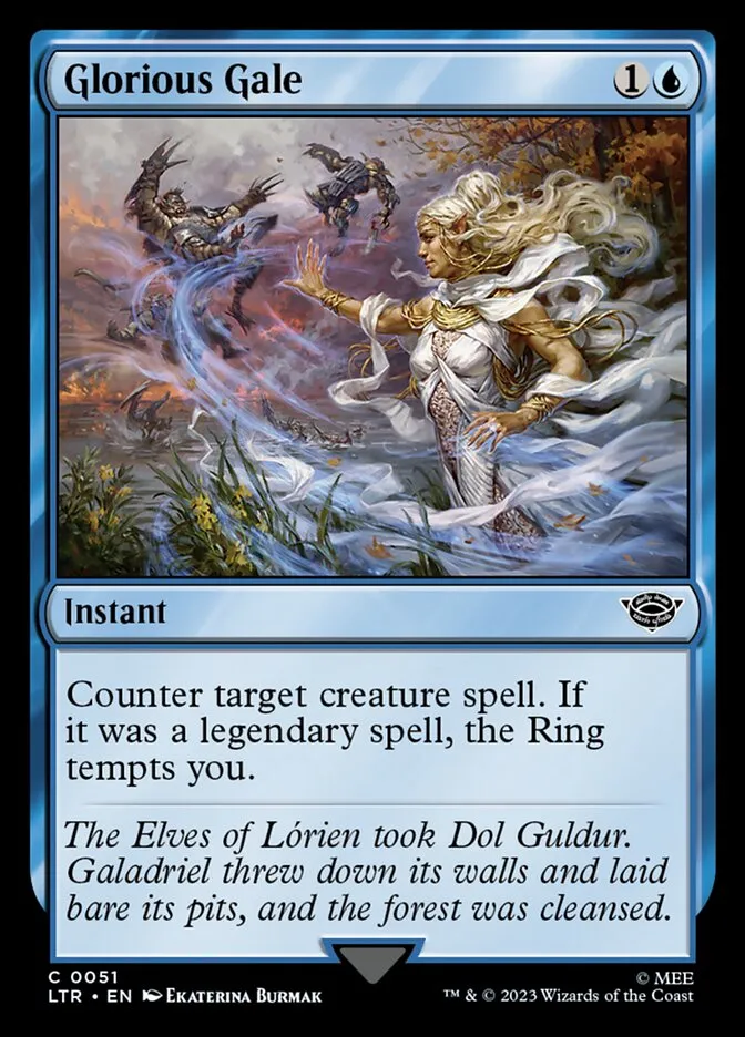 2023 The Lord of the Rings: Tales of Middle-earth Glorious Gale #51 common card image