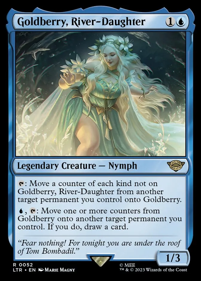 2023 The Lord of the Rings: Tales of Middle-earth Goldberry, River-Daughter #52 rare card image