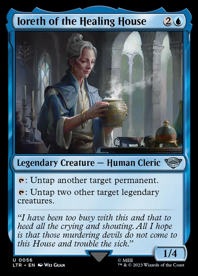 2023 The Lord of the Rings: Tales of Middle-earth Ioreth of the Healing House #56 uncommon card image