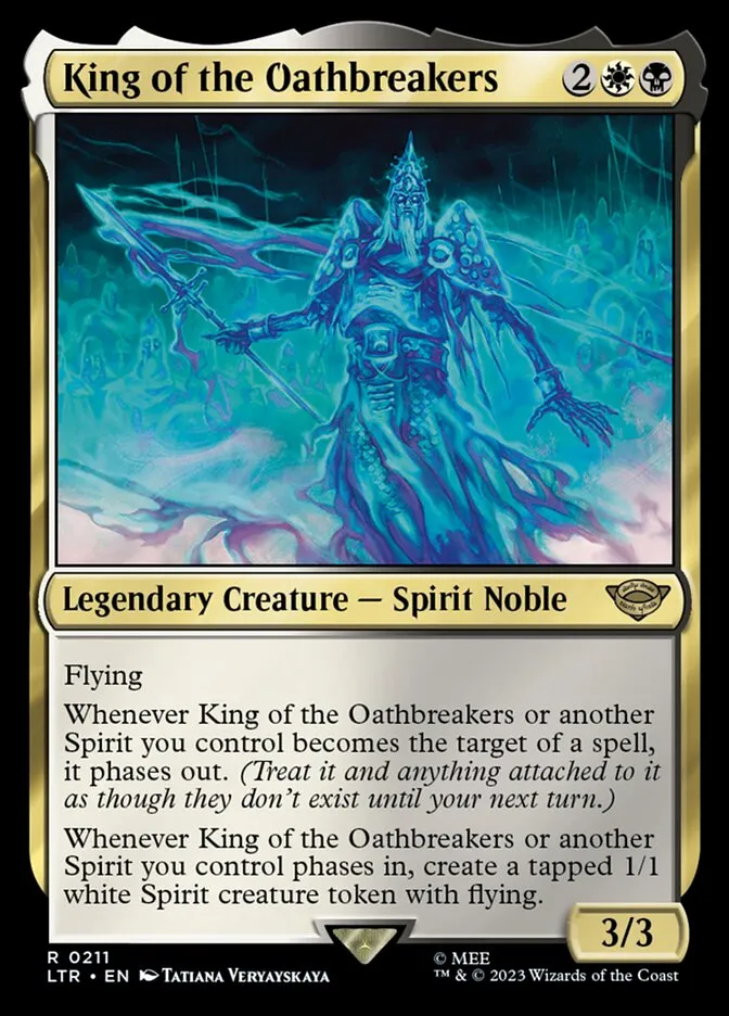 2023 The Lord of the Rings: Tales of Middle-earth King of the Oathbreakers #211 rare card image