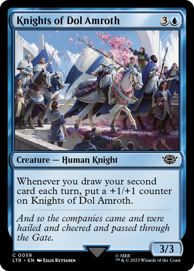 2023 The Lord of the Rings: Tales of Middle-earth Knights of Dol Amroth #59 common card image