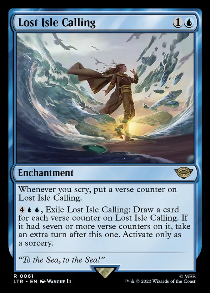 2023 The Lord of the Rings: Tales of Middle-earth Lost Isle Calling #61 rare card image